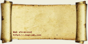 Biljana Blagojević vizit kartica